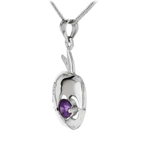 pendentif femme argent zirconium 8300045 pic2