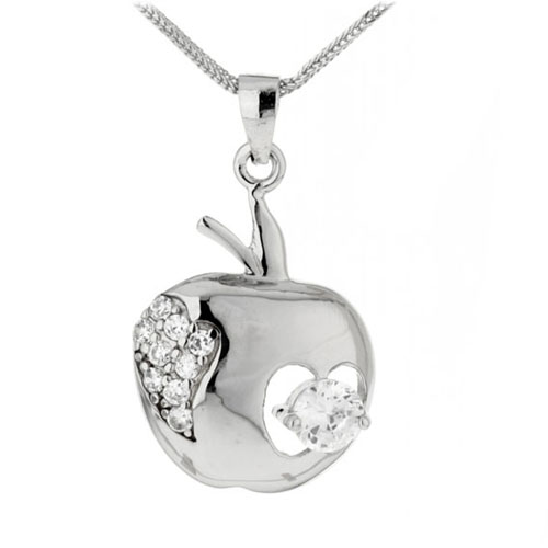 pendentif femme argent zirconium 8300046