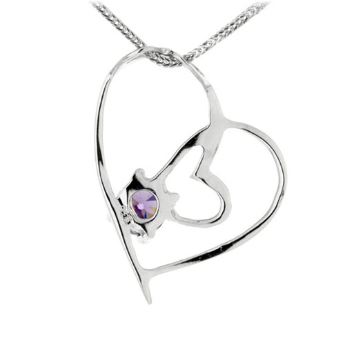 pendentif femme argent zirconium 8300052 pic3