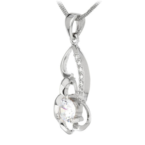 pendentif femme argent zirconium 8300066 pic2