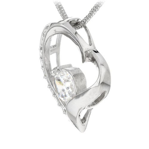 pendentif femme argent zirconium 8300077 pic2