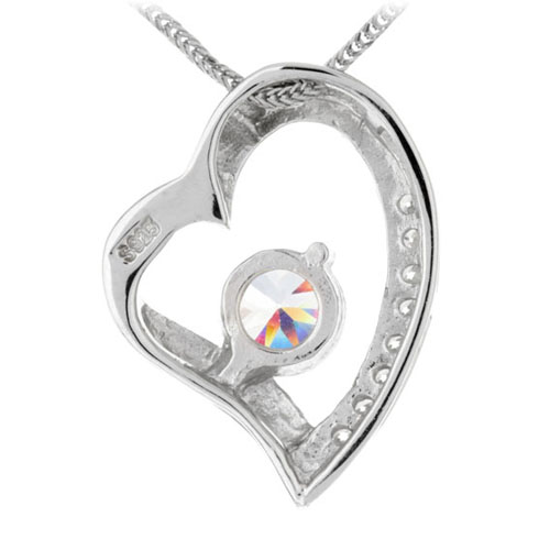 pendentif femme argent zirconium 8300077 pic3