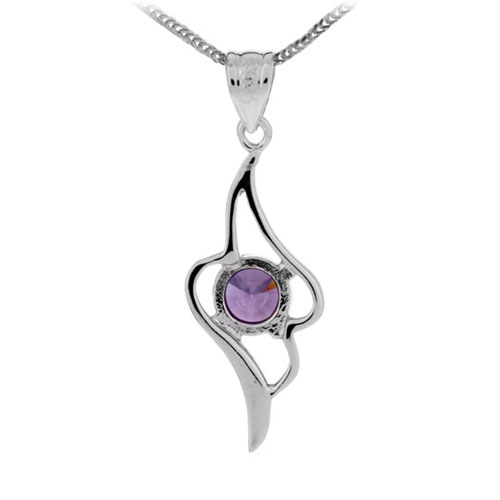 pendentif femme argent zirconium 8300080 pic3