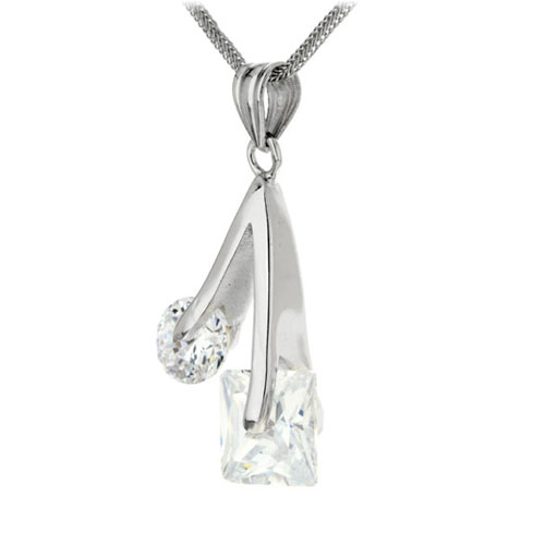 pendentif femme argent zirconium 8300084 pic2