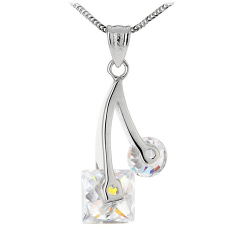 pendentif femme argent zirconium 8300084 pic3