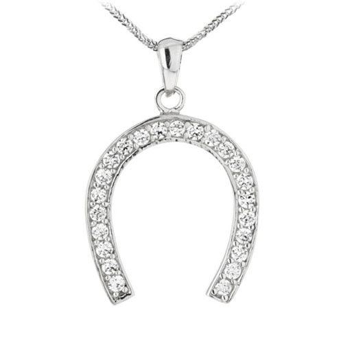 pendentif femme argent zirconium 8300089