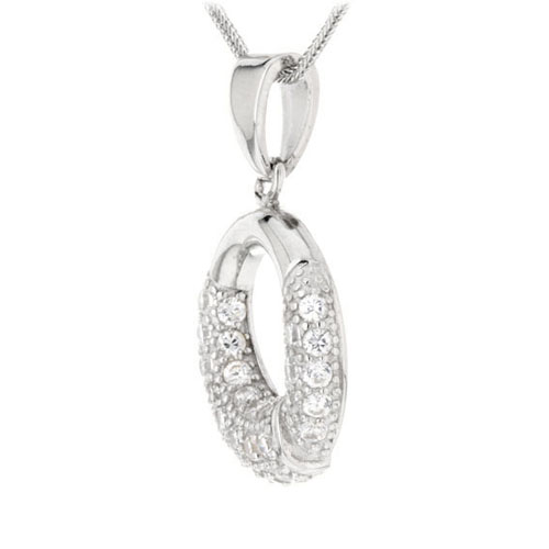 pendentif femme argent zirconium 8300102 pic2