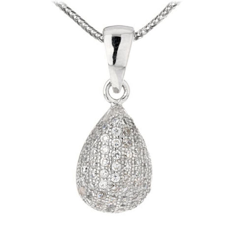 pendentif femme argent zirconium 8300103