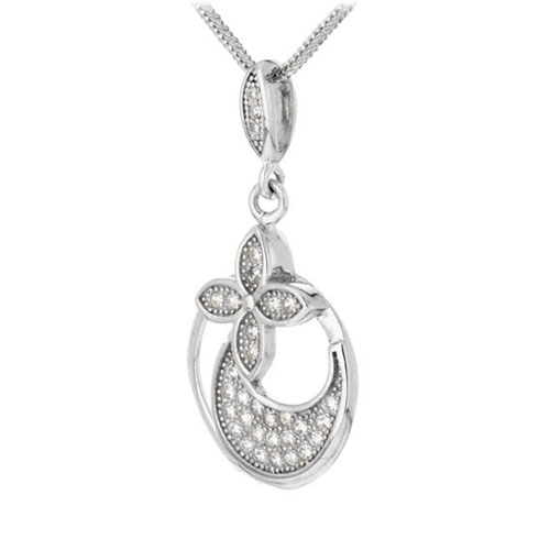 pendentif femme argent zirconium 8300104 pic2