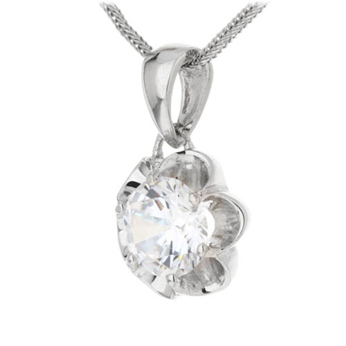 pendentif femme argent zirconium 8300108 pic2