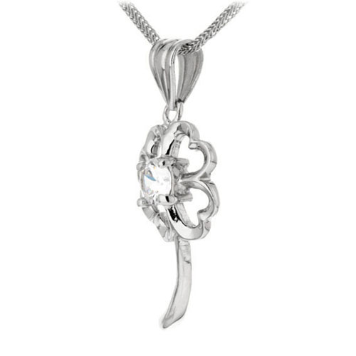 pendentif femme argent zirconium 8300109 pic2