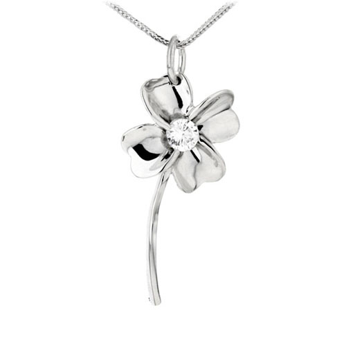 pendentif femme argent zirconium 8300110