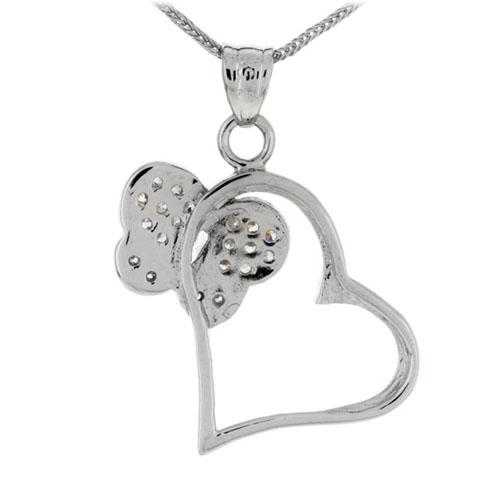 pendentif femme argent zirconium 8300114 pic3