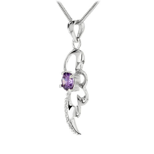 pendentif femme argent zirconium 8300120 pic2