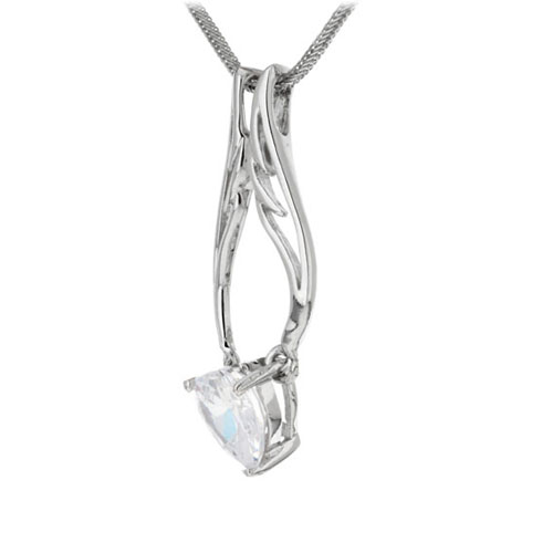 pendentif femme argent zirconium 8300122 pic2