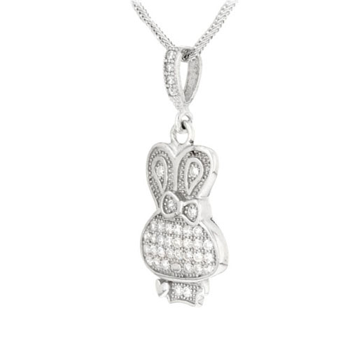 pendentif femme argent zirconium 8300124 pic2