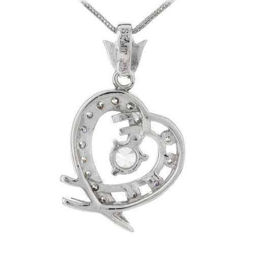 pendentif femme argent zirconium 8300125 pic3