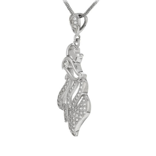 pendentif femme argent zirconium 8300127 pic2