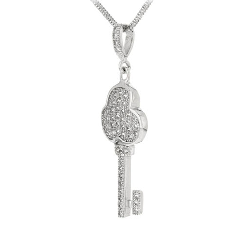 pendentif femme argent zirconium 8300129 pic2