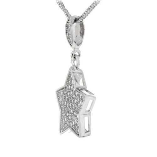 pendentif femme argent zirconium 8300130 pic2