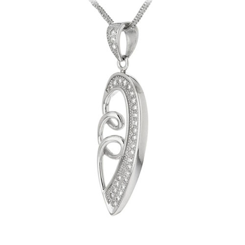 pendentif femme argent zirconium 8300131 pic2