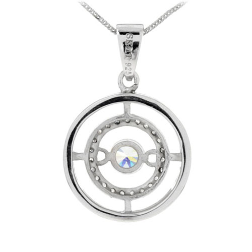 pendentif femme argent zirconium 8300134 pic3
