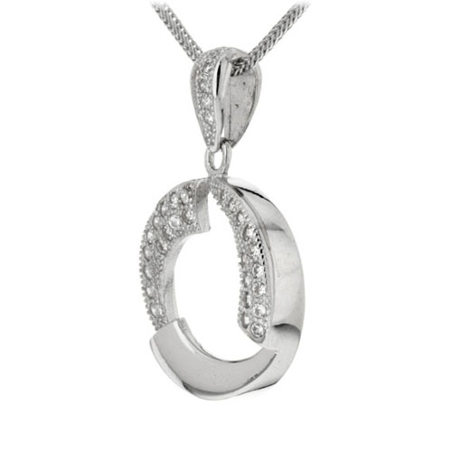 pendentif femme argent zirconium 8300136 pic2