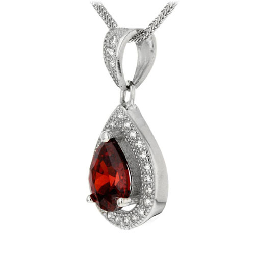 pendentif femme argent zirconium 8300144 pic2