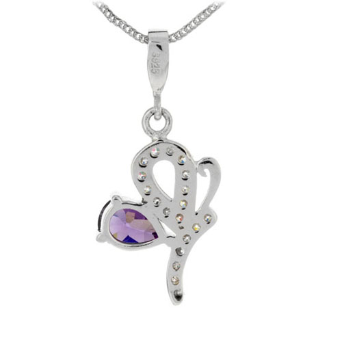 pendentif femme argent zirconium 8300145 pic3