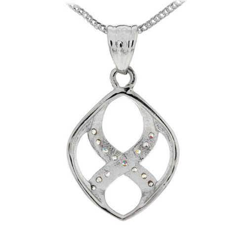 pendentif femme argent zirconium 8300147 pic3