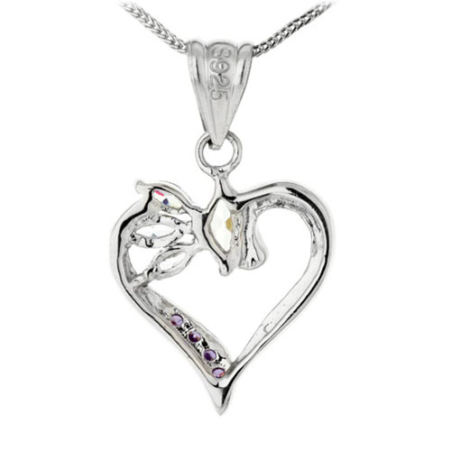 pendentif femme argent zirconium 8300148 pic3