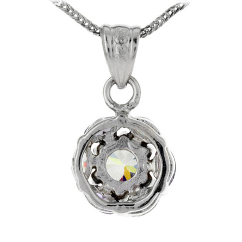 pendentif femme argent zirconium 8300149 pic3