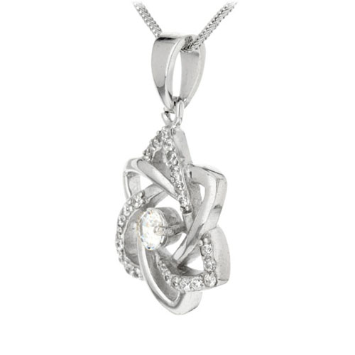 pendentif femme argent zirconium 8300157 pic2