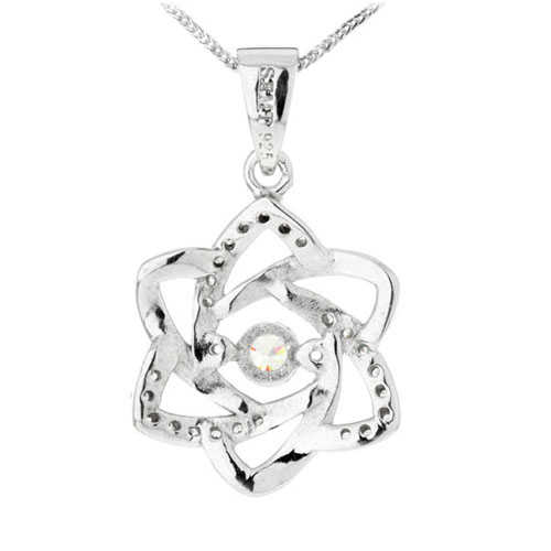 pendentif femme argent zirconium 8300157 pic3