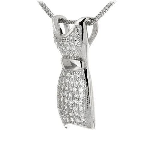 pendentif femme argent zirconium 8300159 pic2