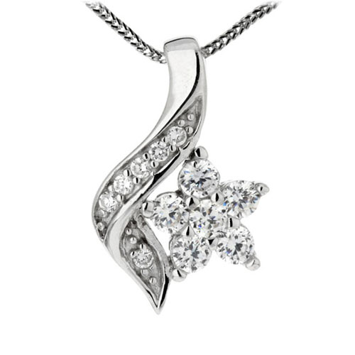 pendentif femme argent zirconium 8300160