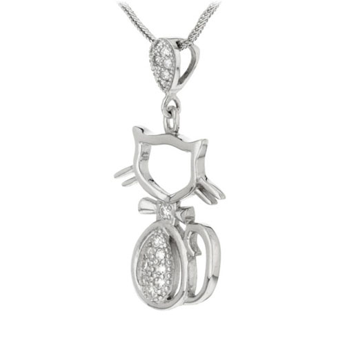 pendentif femme argent zirconium 8300161 pic2