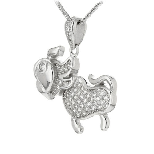 pendentif femme argent zirconium 8300162 pic2