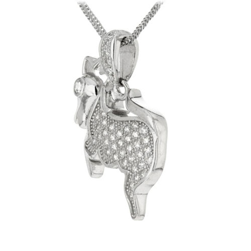 pendentif femme argent zirconium 8300165 pic2