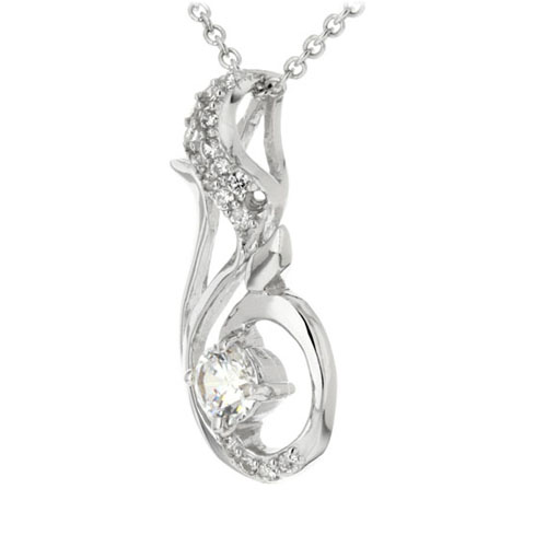 pendentif femme argent zirconium 8300169 pic2