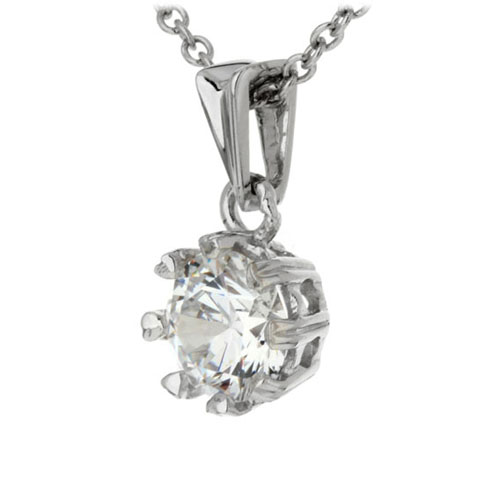 pendentif femme argent zirconium 8300174 pic2