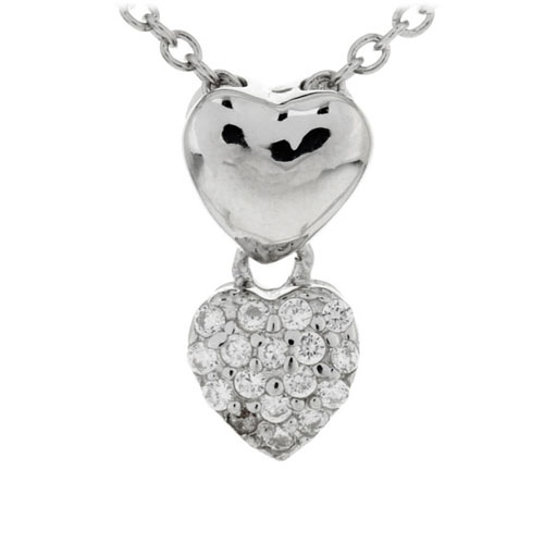 pendentif femme argent zirconium 8300175