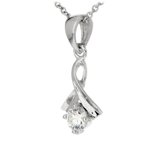 pendentif femme argent zirconium 8300176 pic2