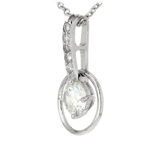 pendentif femme argent zirconium 8300180 pic2