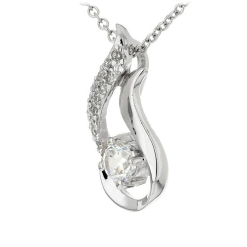 pendentif femme argent zirconium 8300182 pic2