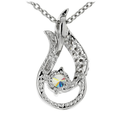 pendentif femme argent zirconium 8300182 pic3