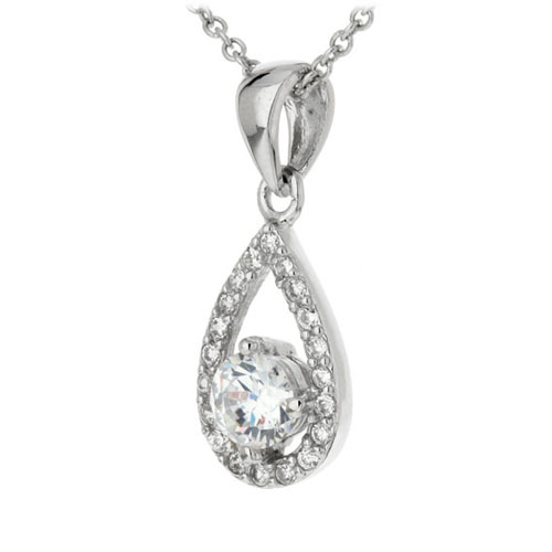 pendentif femme argent zirconium 8300183 pic2