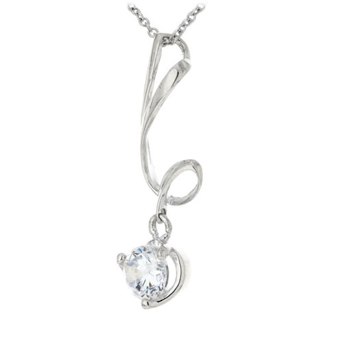 pendentif femme argent zirconium 8300185 pic2