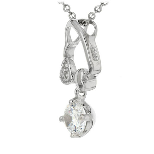 pendentif femme argent zirconium 8300187 pic2