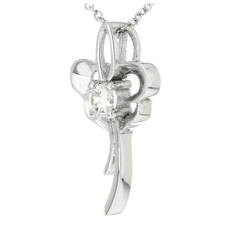 pendentif femme argent zirconium 8300188 pic2